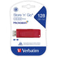 STORE&GO USB DRIVE 128GB RED