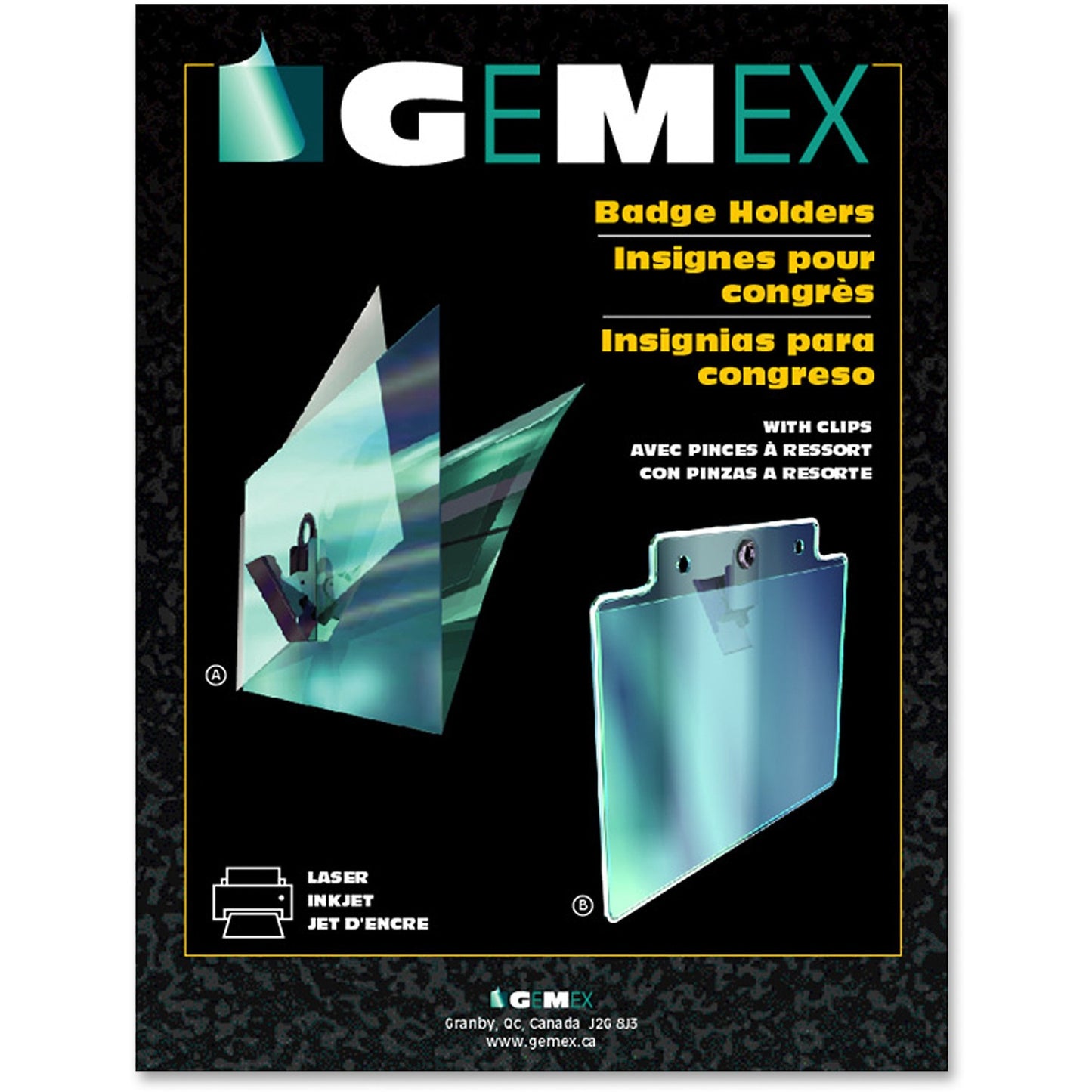 Gemex Name Badge Holders