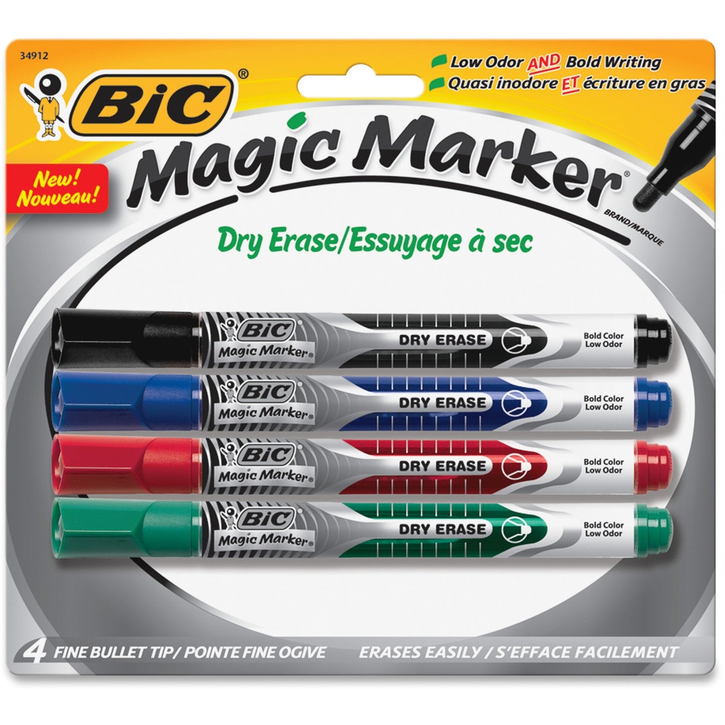 BIC Great Erase Liquid Ink Dry Erase Markers