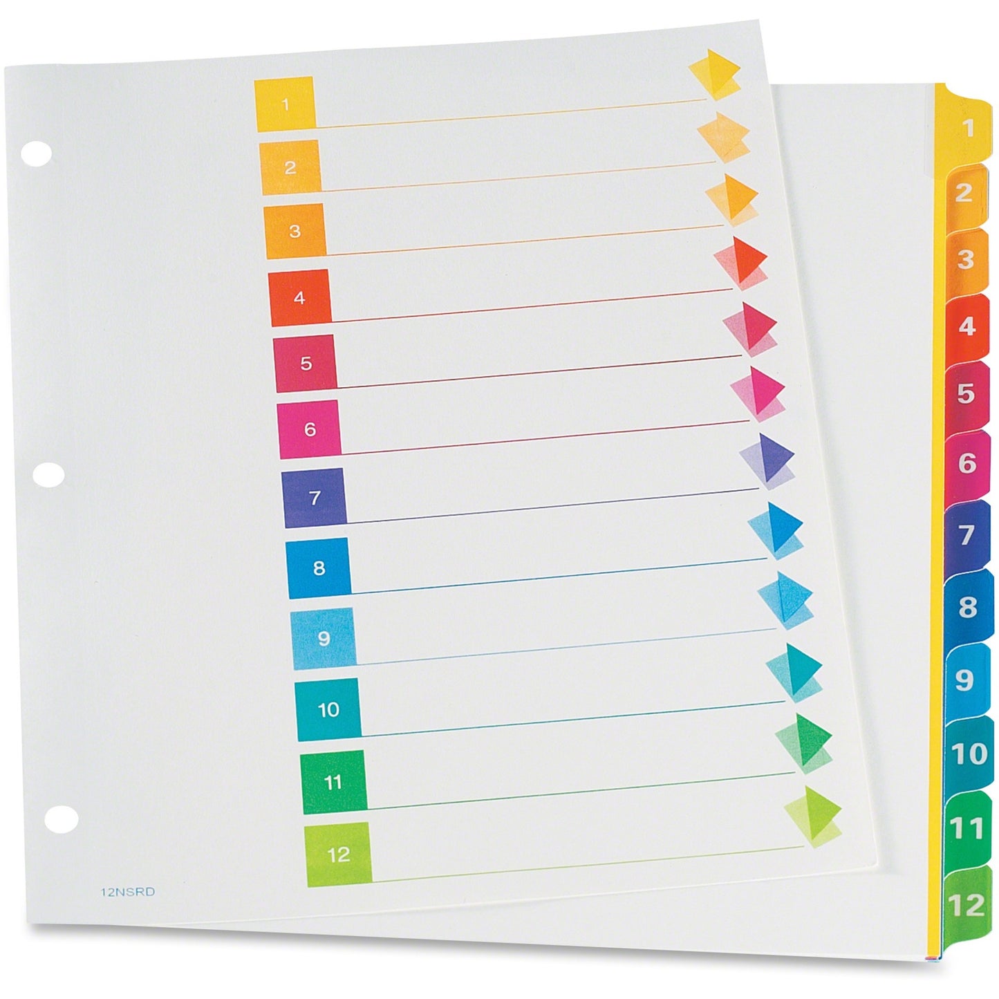 TOPS RapidX Colour Coded Index Dividers