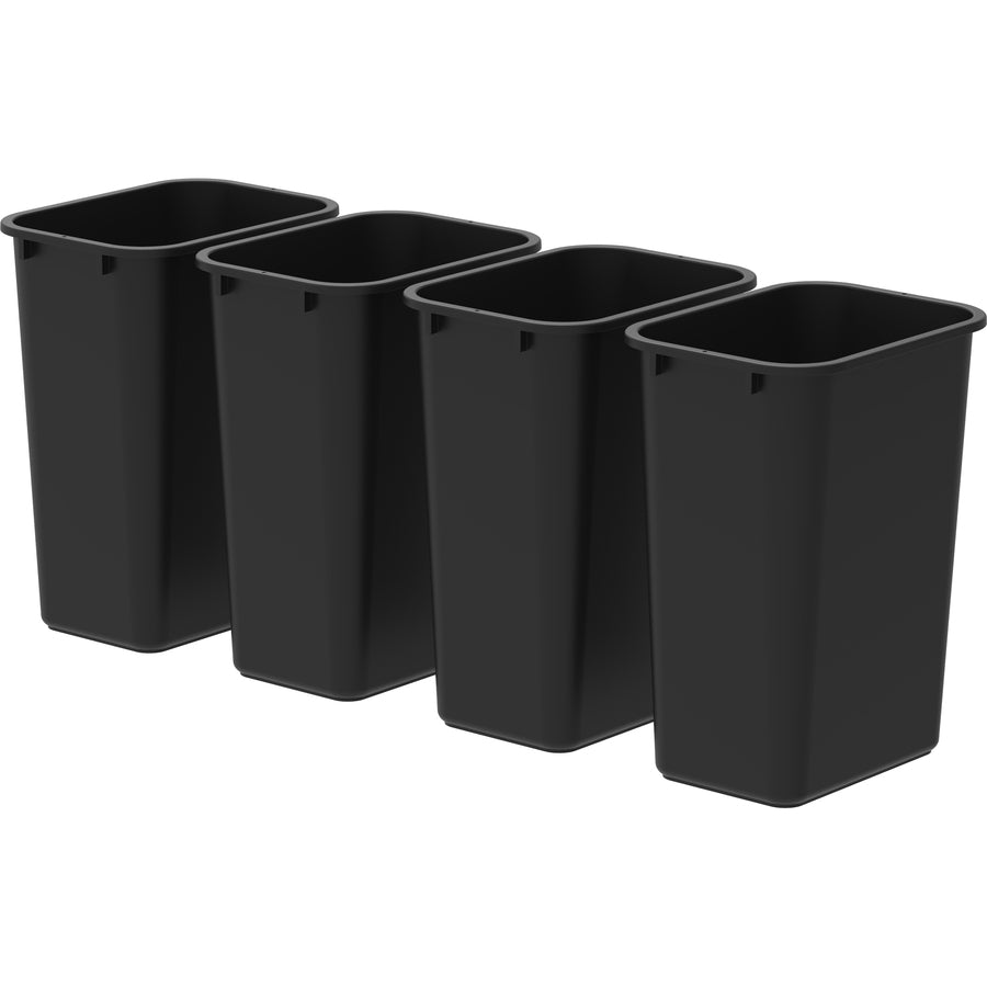 WASTEBASKET LRG 39 LITRE*BLACK