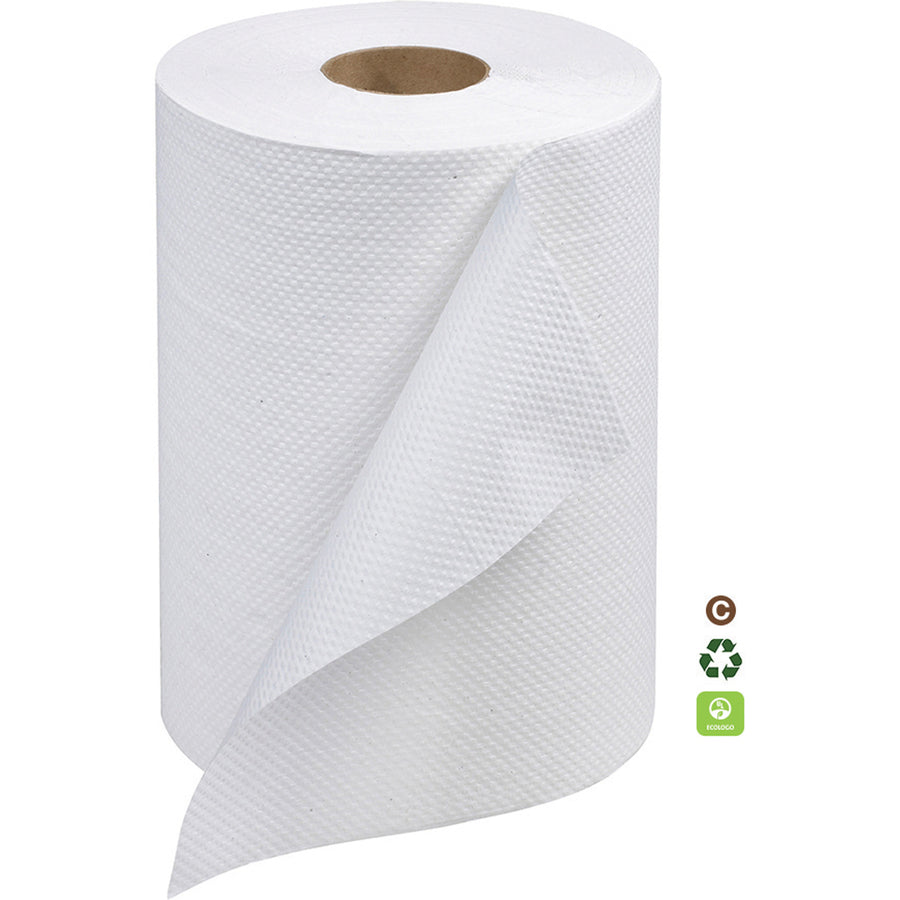 TOWEL ROLL 350' WHITE   *12/CT