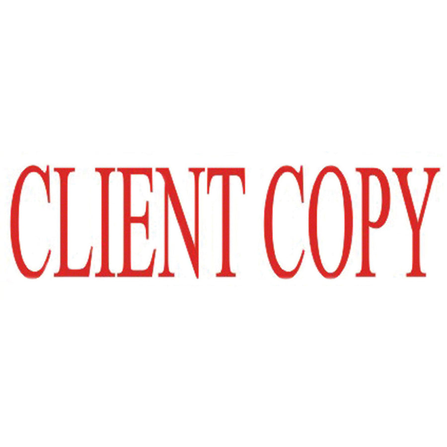 SELF RED INK STAMP CLIENT COPY