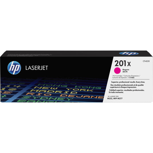 HP 201X (CF403X) Original Toner Cartridge - Single Pack - Magenta