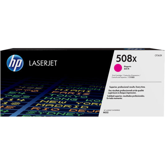 HP 508X (CF363X) Original Toner Cartridge - Single Pack - Magenta