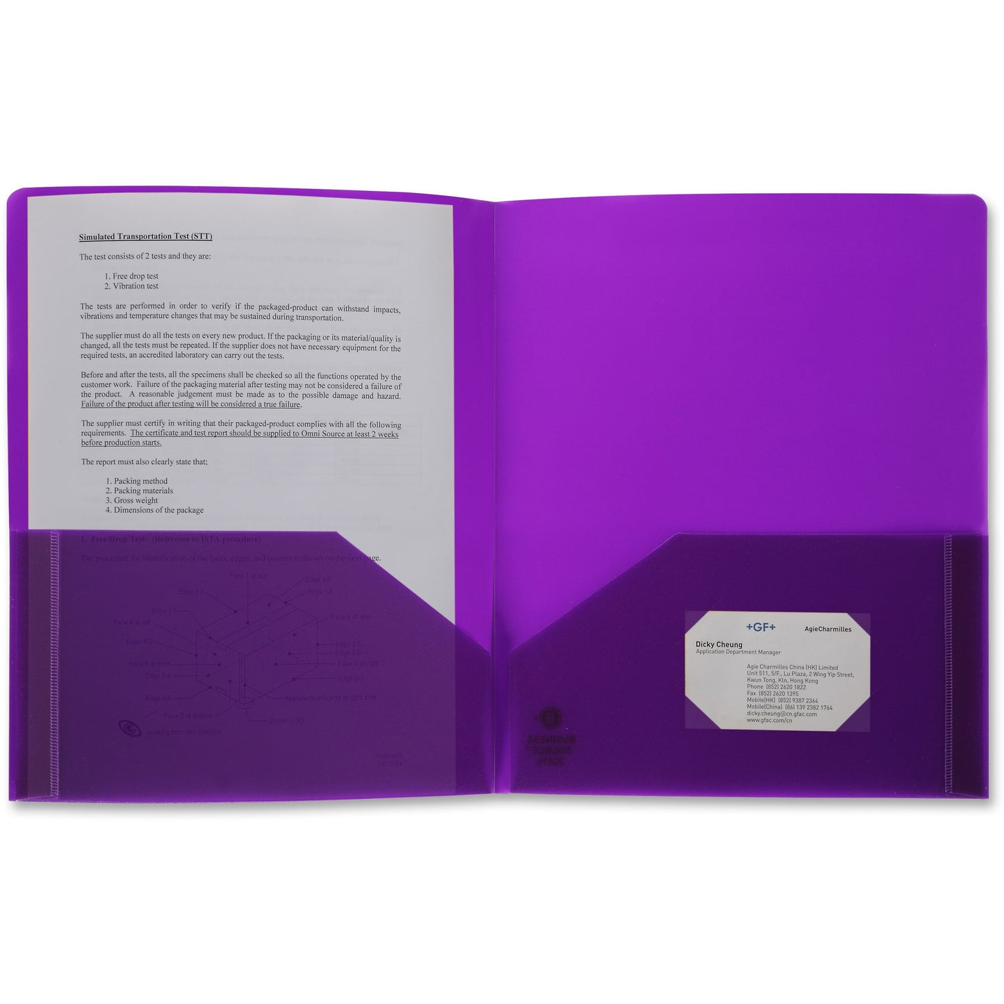 Business Source Letter Portfolio