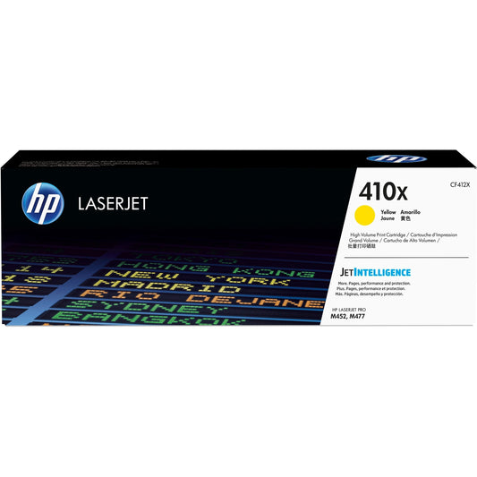 HP 410X (CF412X) Original Toner Cartridge - Single Pack - Yellow