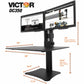 Victor DC350 Dual Monitor Sit/Stand Desk Converter - DC350
