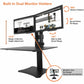 Victor DC350 Dual Monitor Sit/Stand Desk Converter - DC350