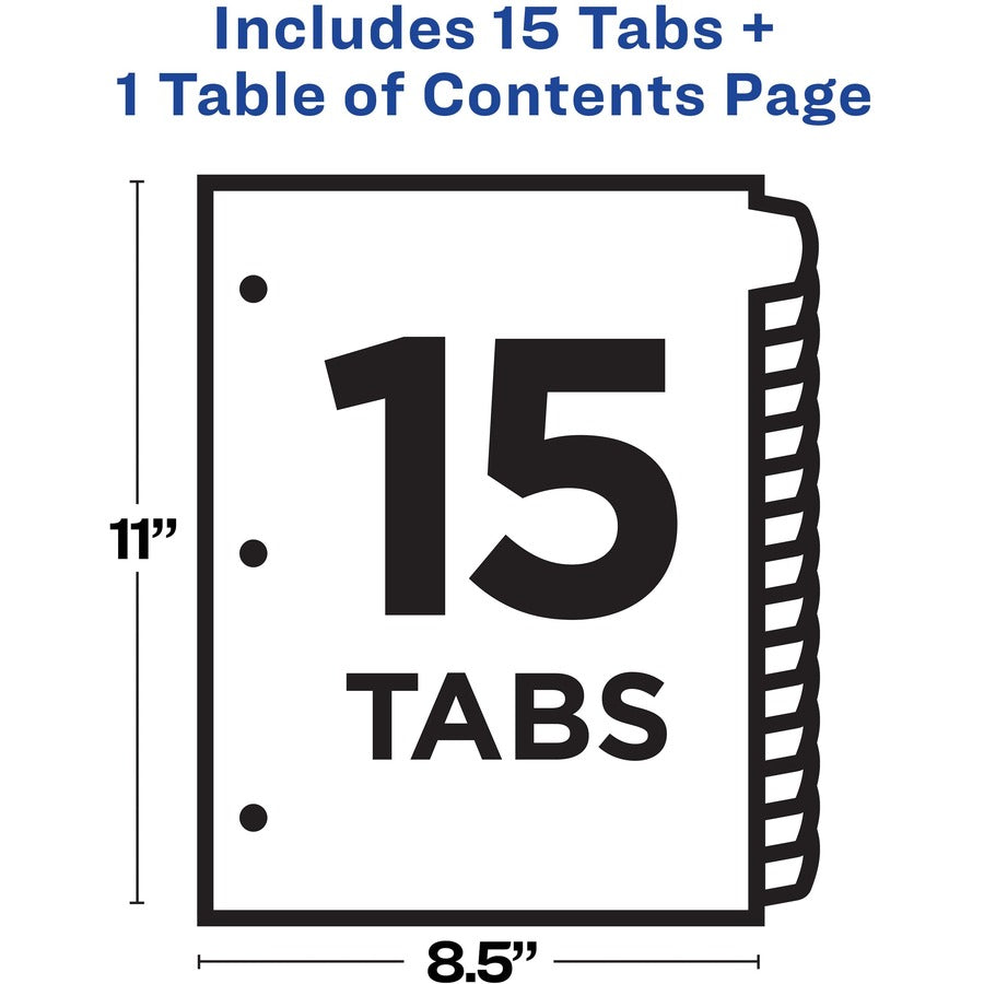 DIVIDERS,INDEX,READY,1-15