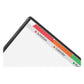 DIVIDERS,PLSTC,CLEARVW,8TAB
