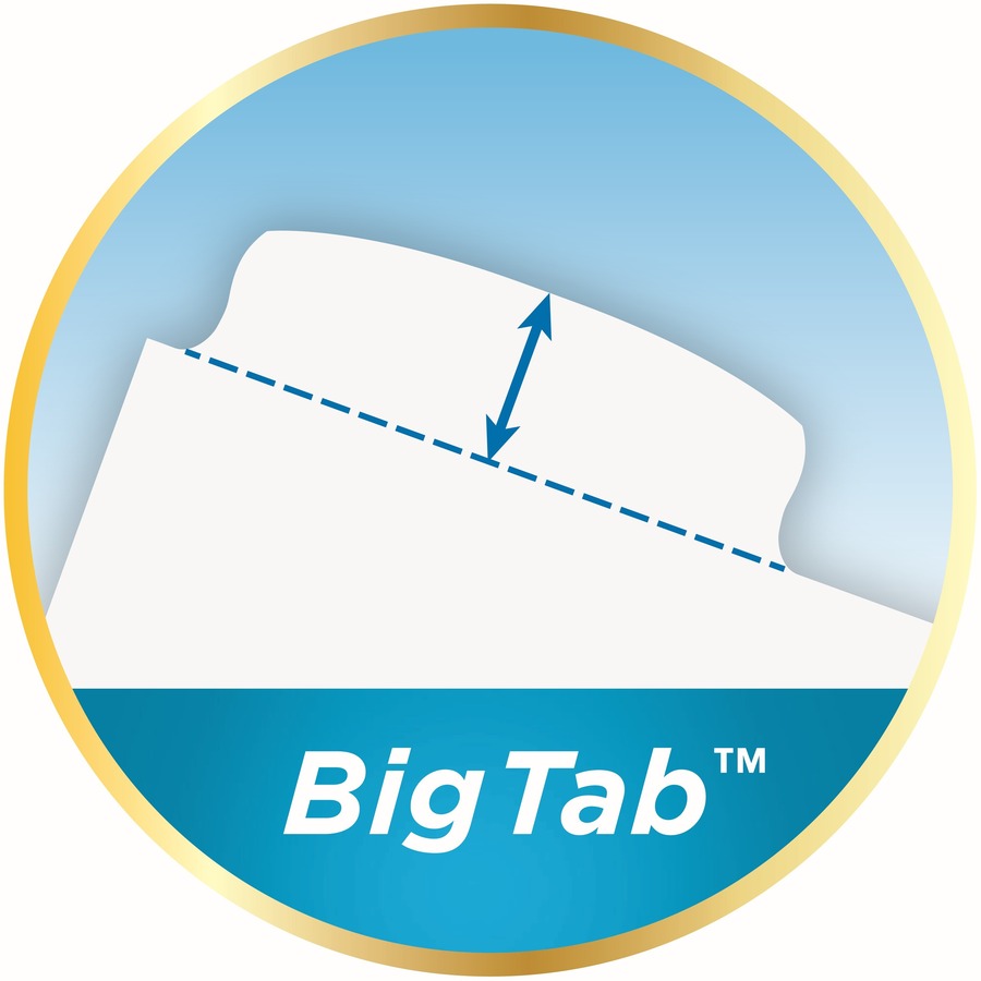 DIVIDER PLSTC BIG/ULTRA 5-TAB