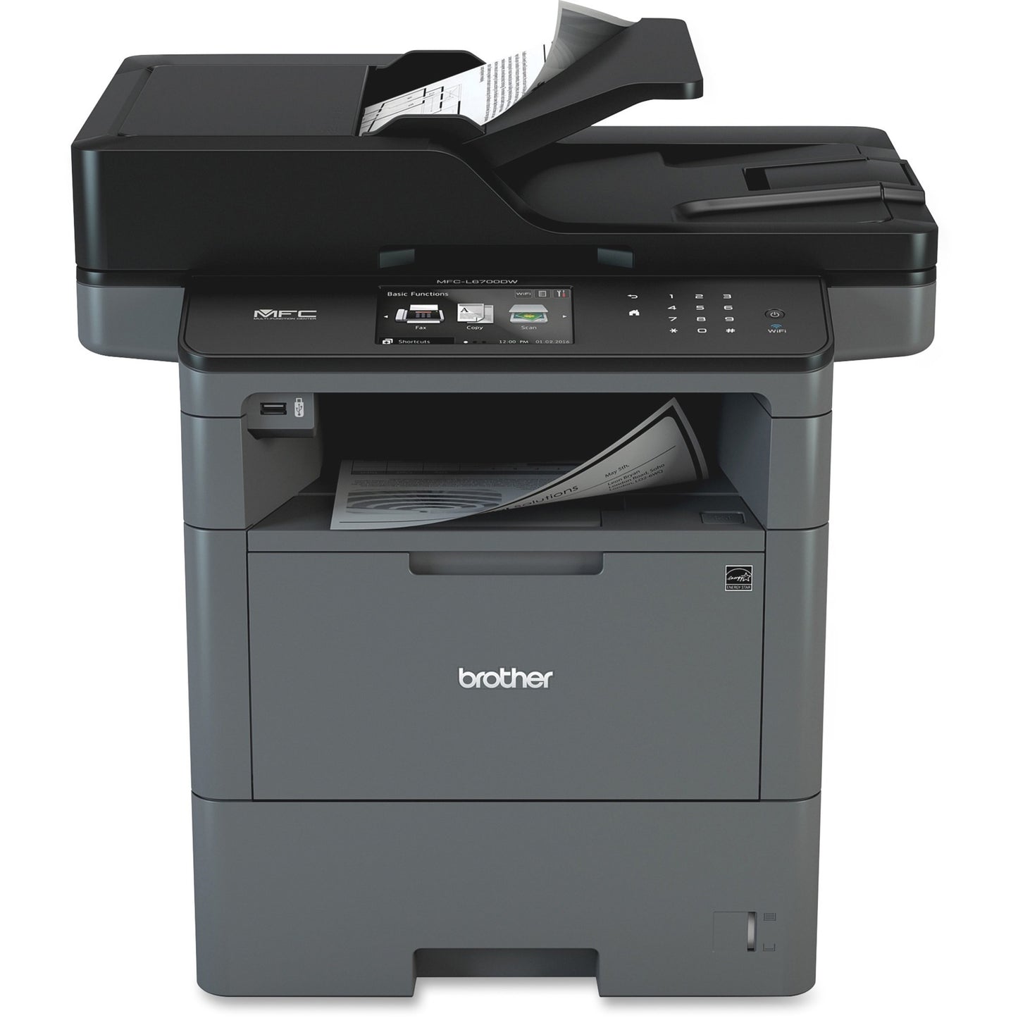 Brother MFC MFC-L6700DW Wireless Laser Multifunction Printer - Monochrome