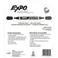 EXPO MRKR 2IN1 W/BRD CHIS,8/PK