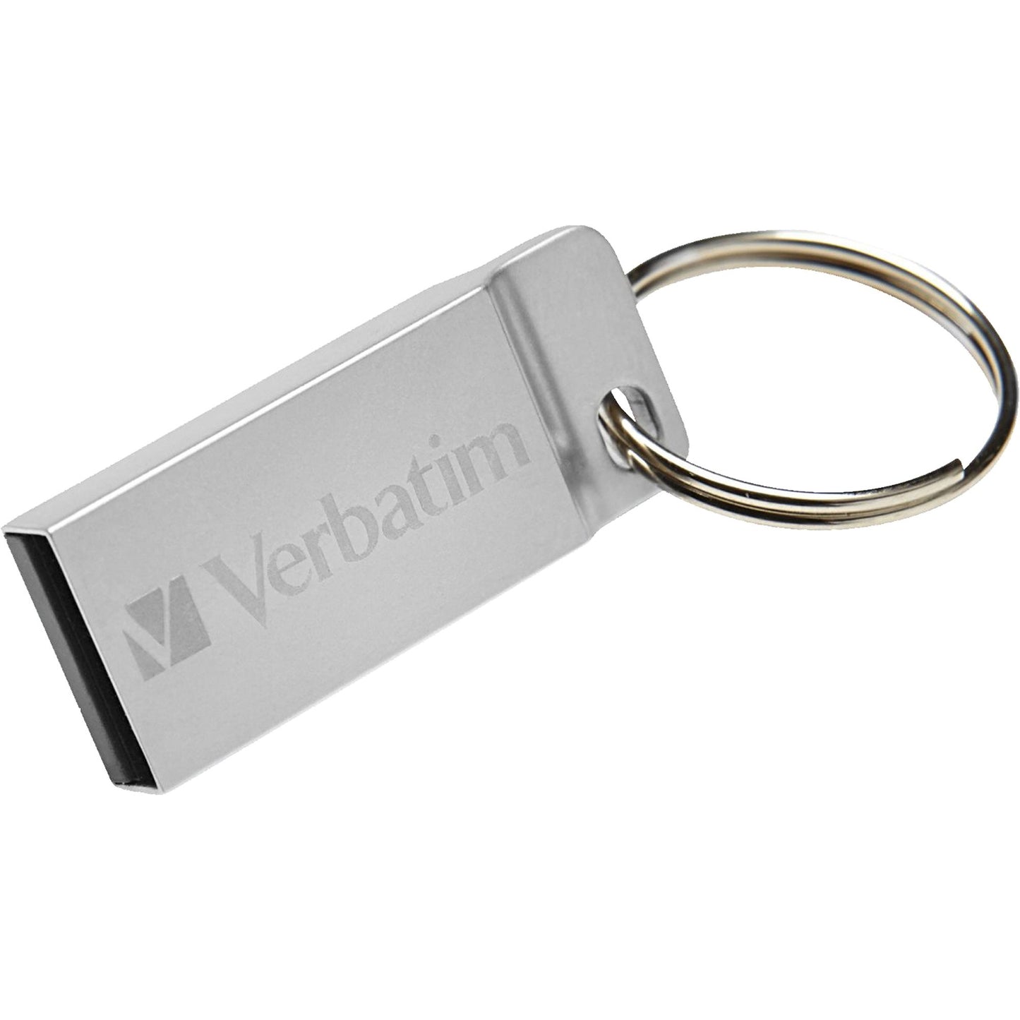 Verbatim 64GB Metal Executive USB Flash Drive - Silver