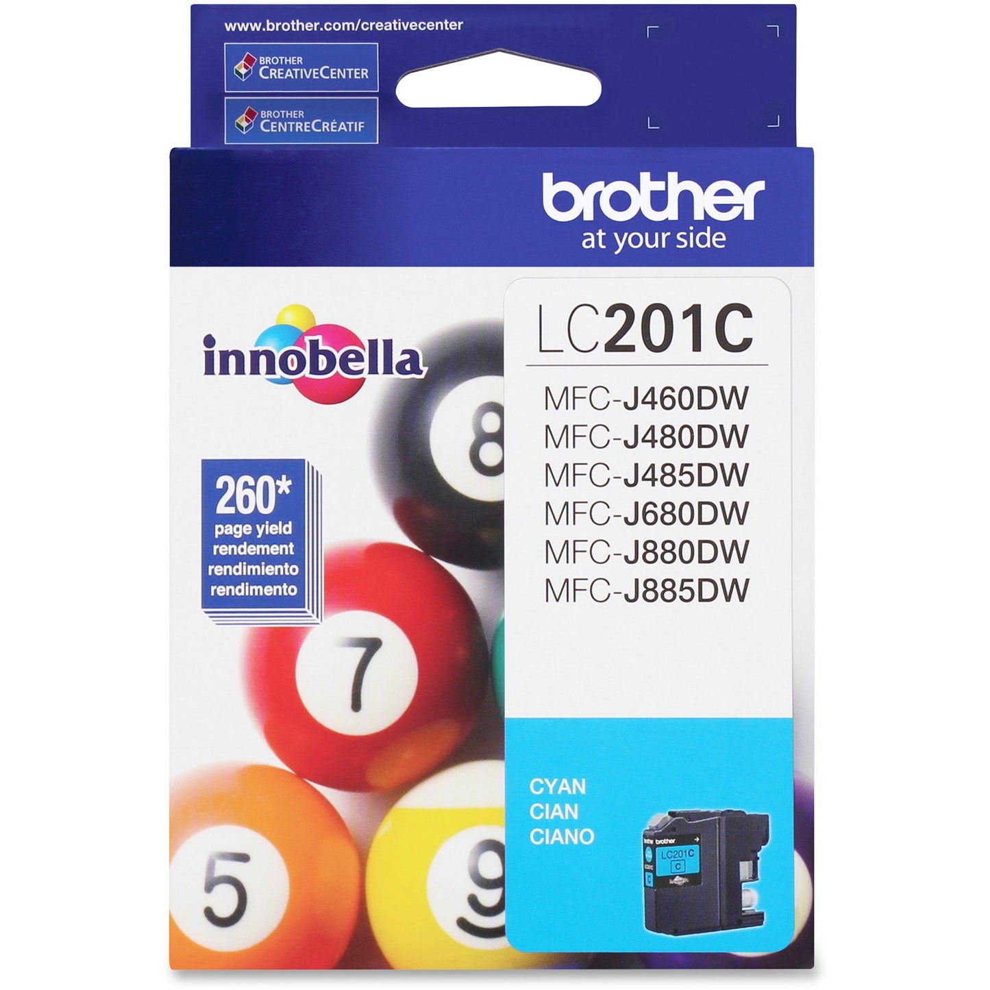 Brother Innobella LC201 Original Ink Cartridge - Cyan