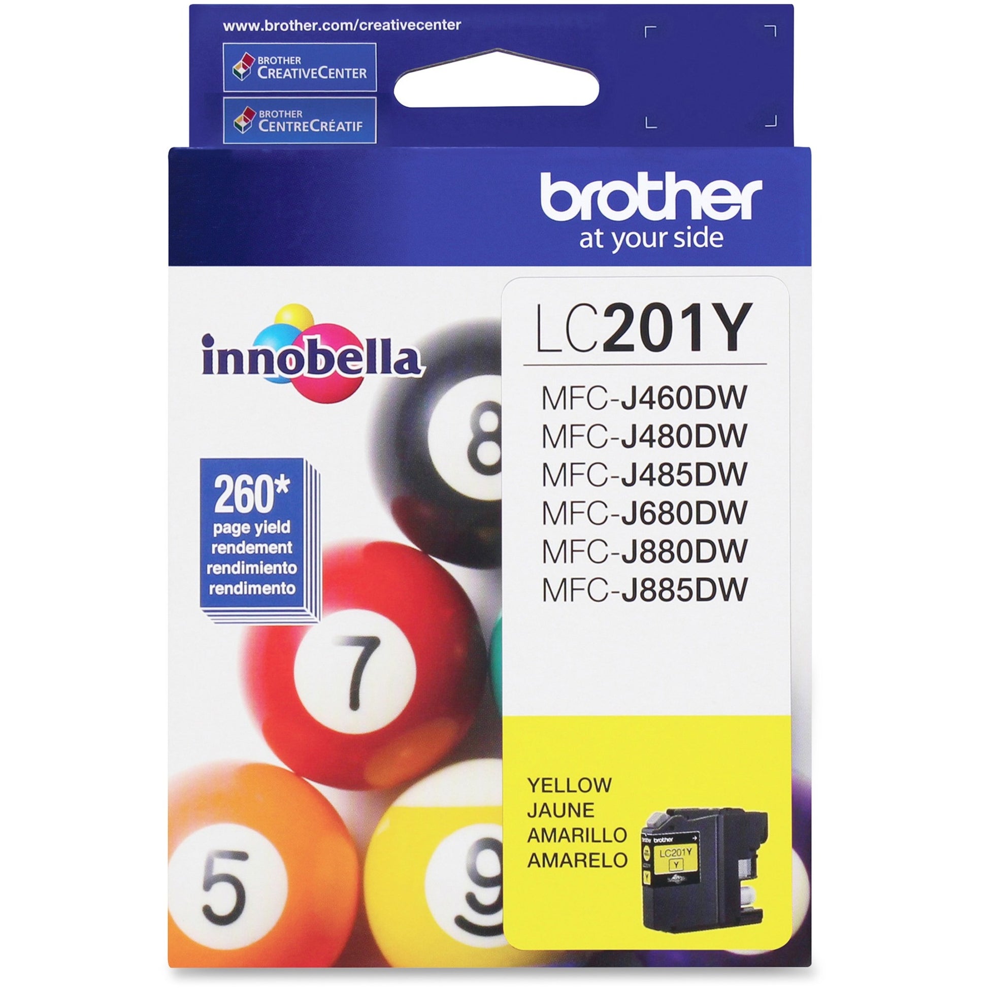 Brother Innobella LC201 Original Ink Cartridge - Yellow