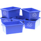 RECYC. BIN,BLUE,LEGAL,23L
