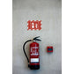 FRAME S/ADH MAGNTC LTR*RED/WHT