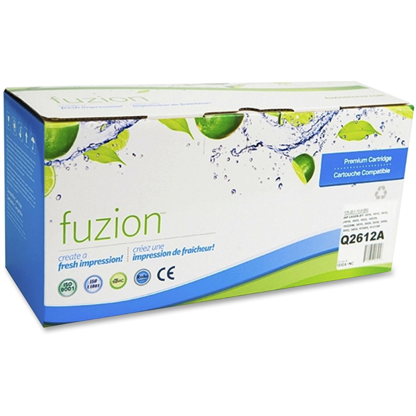 fuzion Toner Cartridge - Alternative for HP 12A - Black