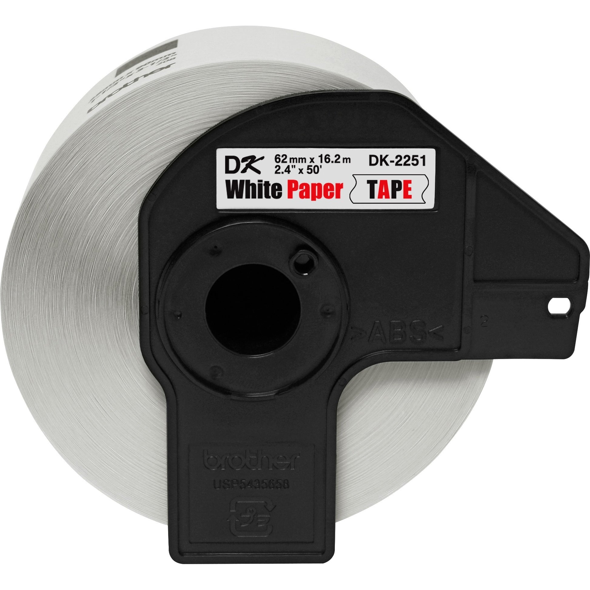 Brother BK/RD on WE Continuous Length Paper Labels