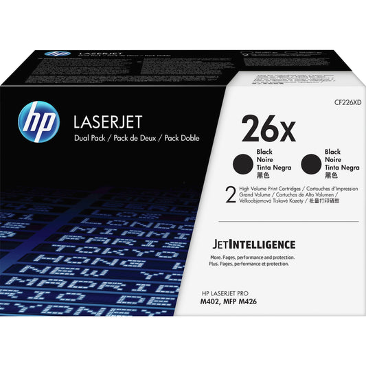 HP 26X (CF226XD) Original Toner Cartridge - Black
