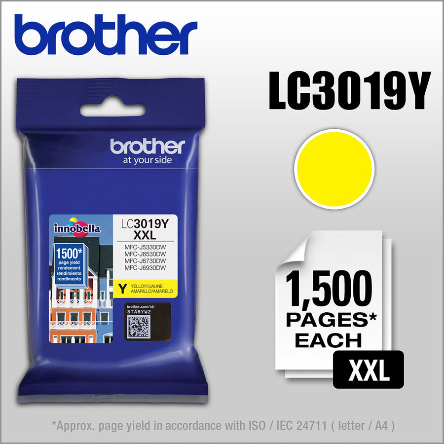 Brother Innobella LC3019YS Original Ink Cartridge - Yellow - LC3019YS