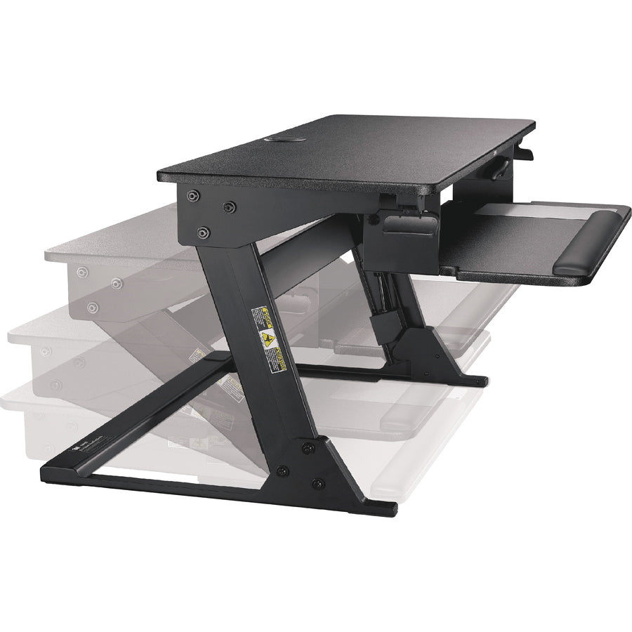 DESK SIT/STAND PRECISION BLK