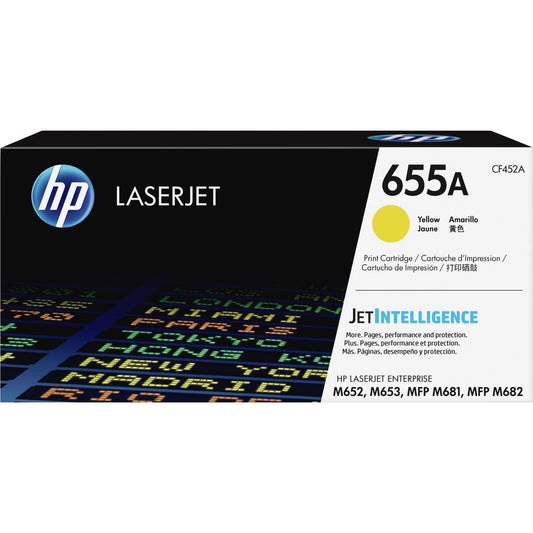 HP 655A (CF452A) Original Toner Cartridge - Yellow