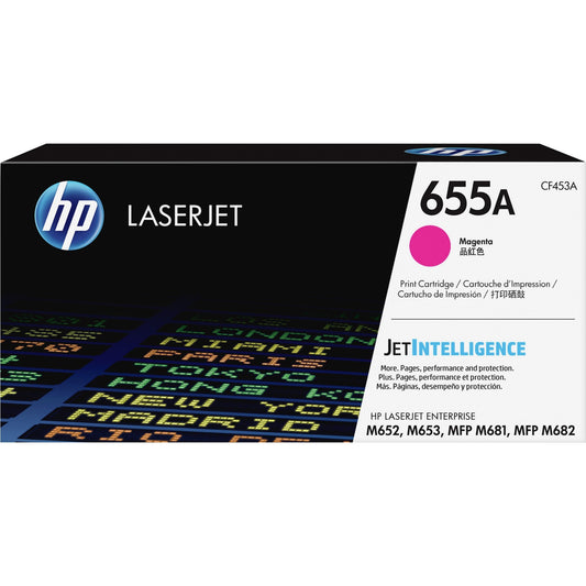 HP 655A (CF453A) Original Toner Cartridge - Magenta