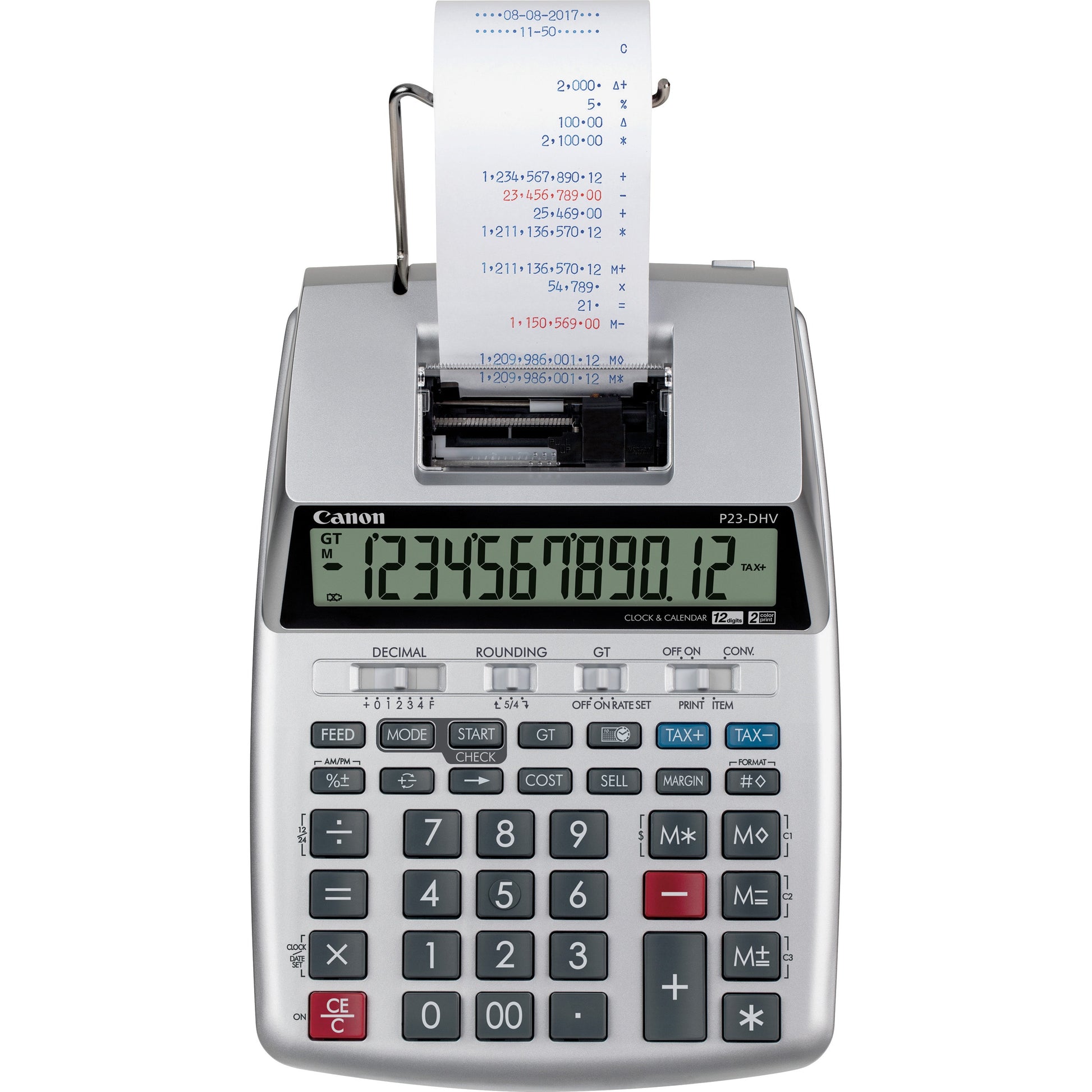 Canon P23-DHV-3 12-digit Printing Calculator