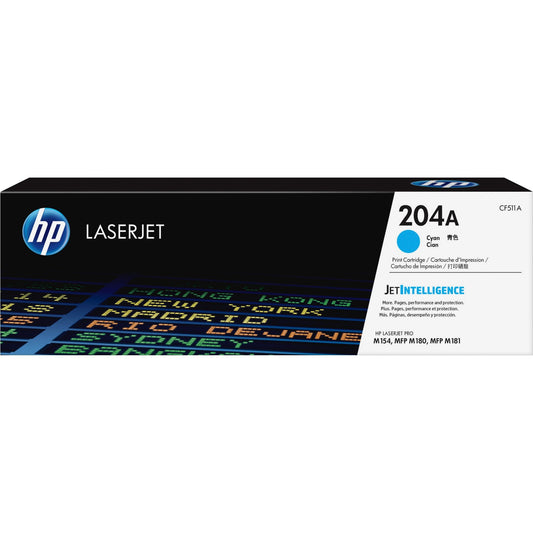 HP 204A (CF511A) Original Toner Cartridge - Cyan