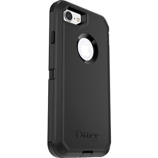 OtterBox Defender Carrying Case (Holster) Apple iPhone 8, iPhone 7 Smartphone - Black - 77-56603