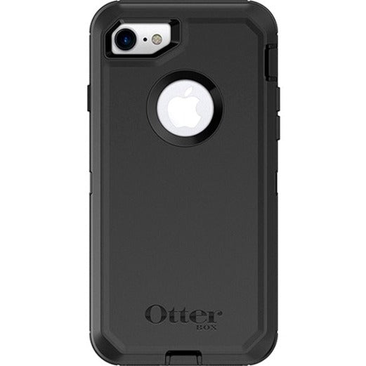 OtterBox Defender Carrying Case (Holster) Apple iPhone 8, iPhone 7 Smartphone - Black - 77-56603