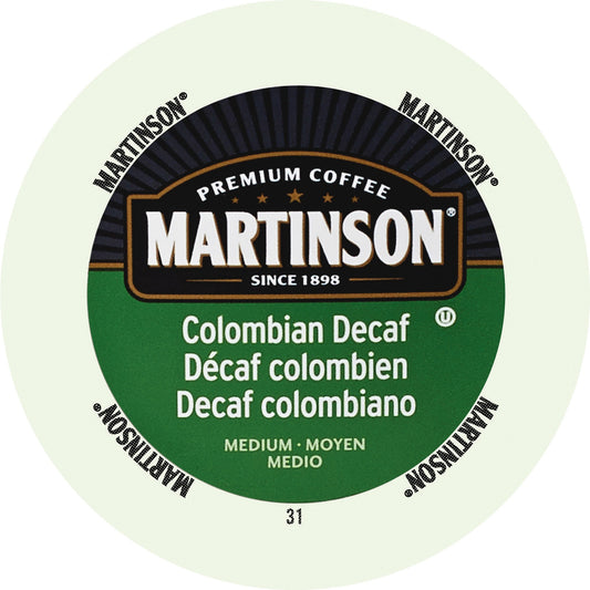 Martinson K-Cup Colombian Decaf Medium Roast Coffee