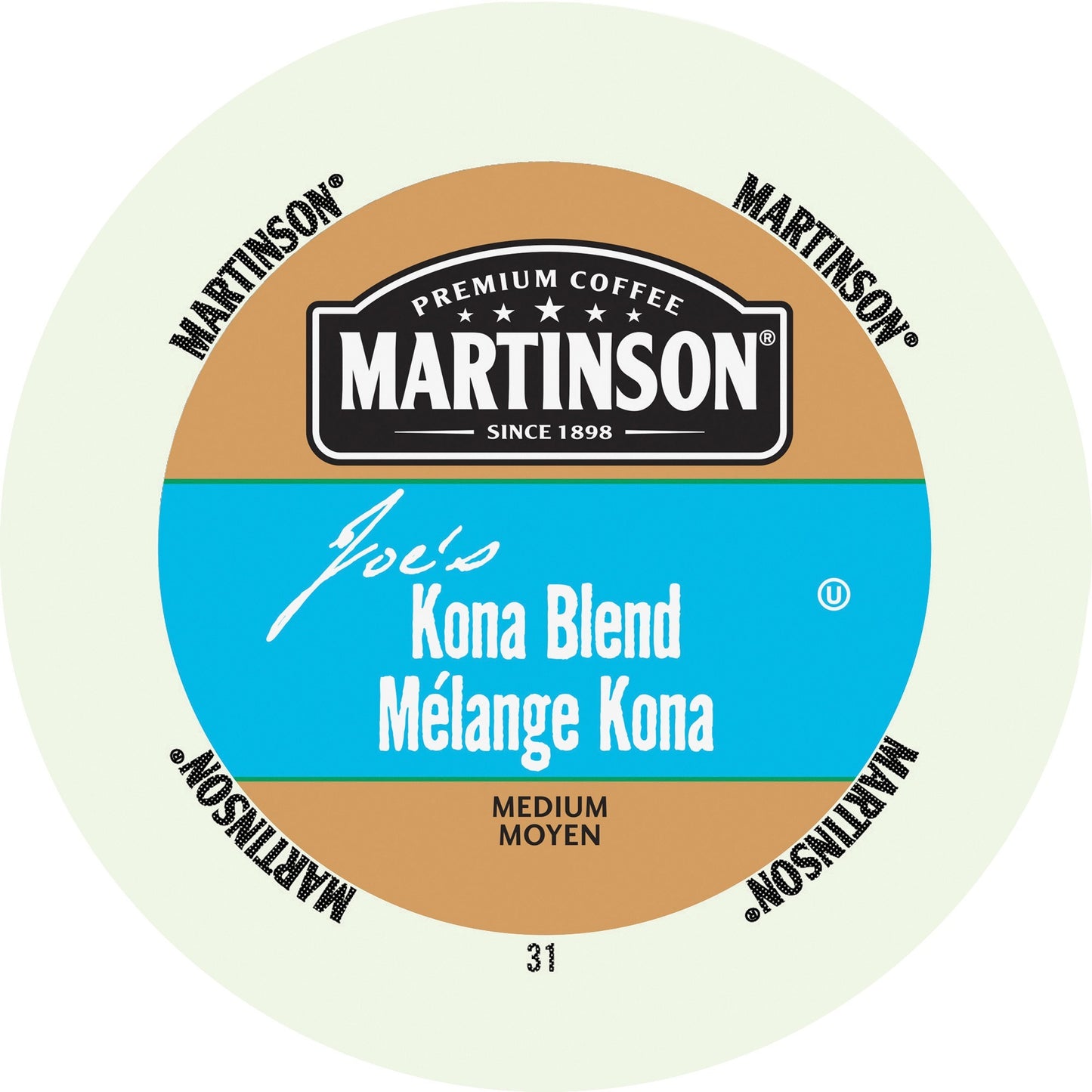 Martinson K-Cup Joe's Kona Blend Med Roast Coffee
