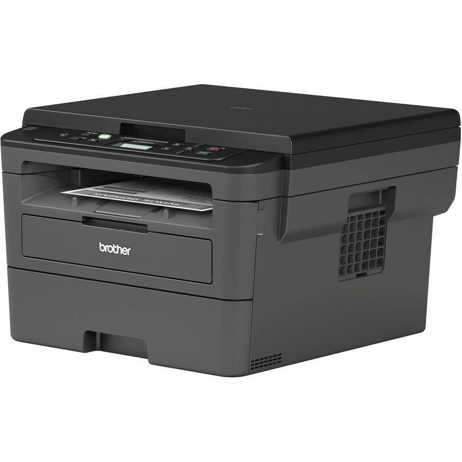 Brother HL-L2390DW Monochrome Laser Printer with Convenient Flatbed Copy & Scan-Duplex and Printing-Copier/Scanner-32 ppm Mono Print-2400x600 dpi Print-Automatic Duplex Print-1xInput Tray 250 dpi LAN - HL-L2390DW