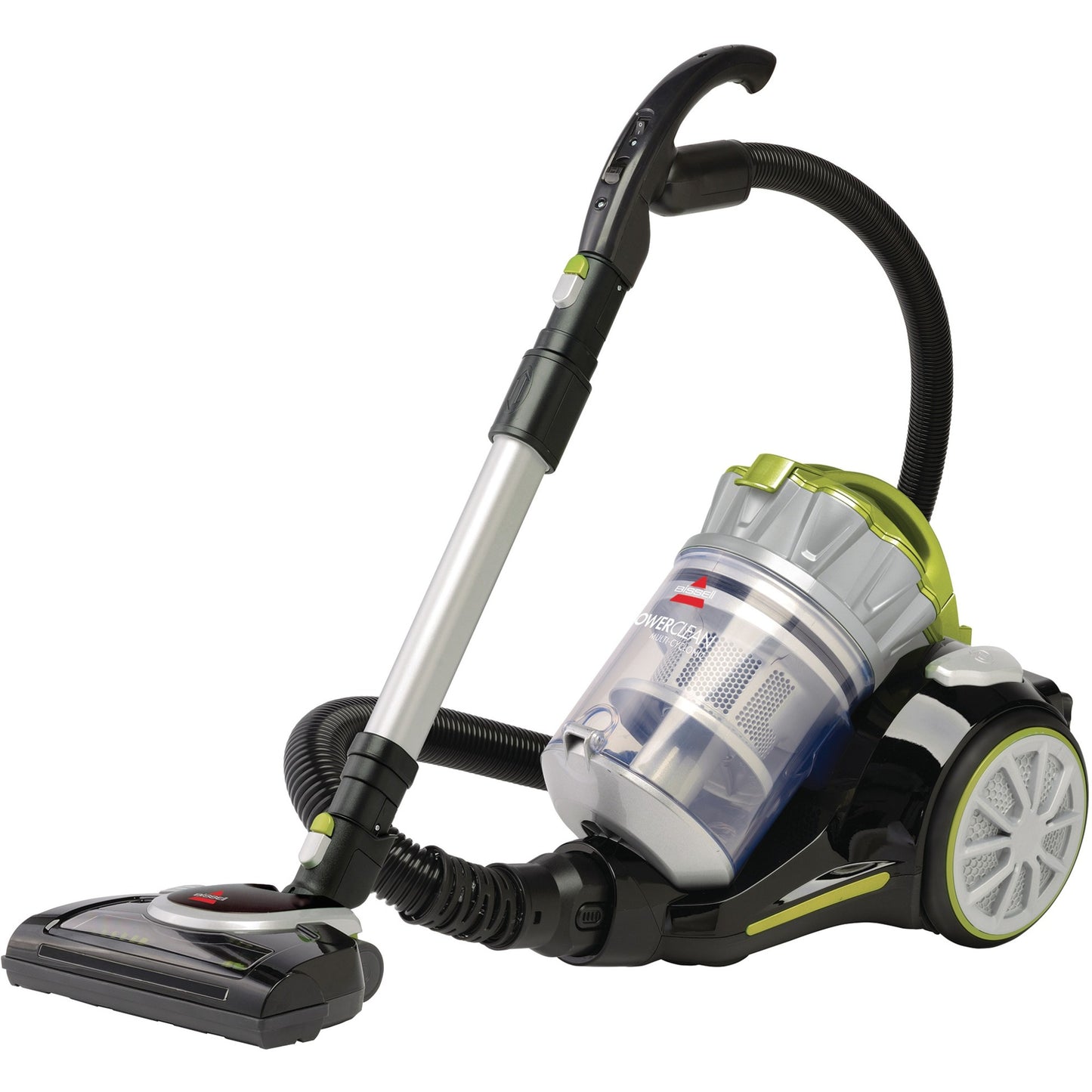BISSELL PowerClean Multi-Cyclonic Canister Vacuum w/ Motorized Power Foot 1654C