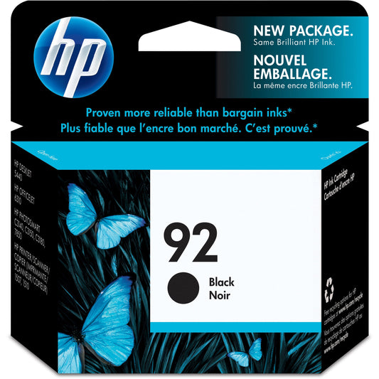 HP 92 Original Ink Cartridge - Single Pack