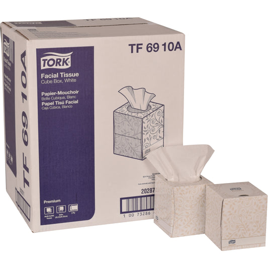 TORK Premium Facial Tissue Cube Box