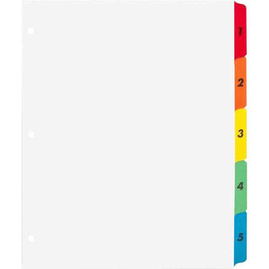 Business Source Table of Content Quick Index Dividers