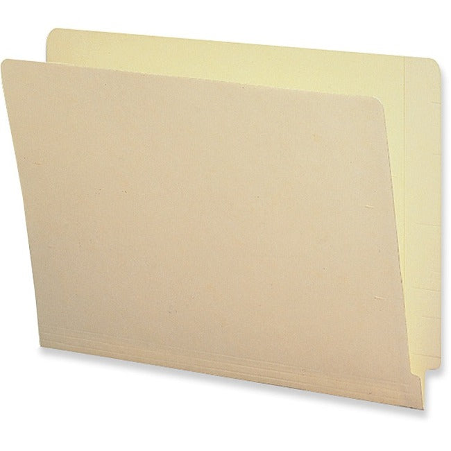 Business Source Straight Tab Cut Letter Recycled End Tab File Folder