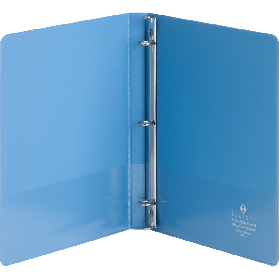 BINDER VIEW R-RING .5",LT.BLUE