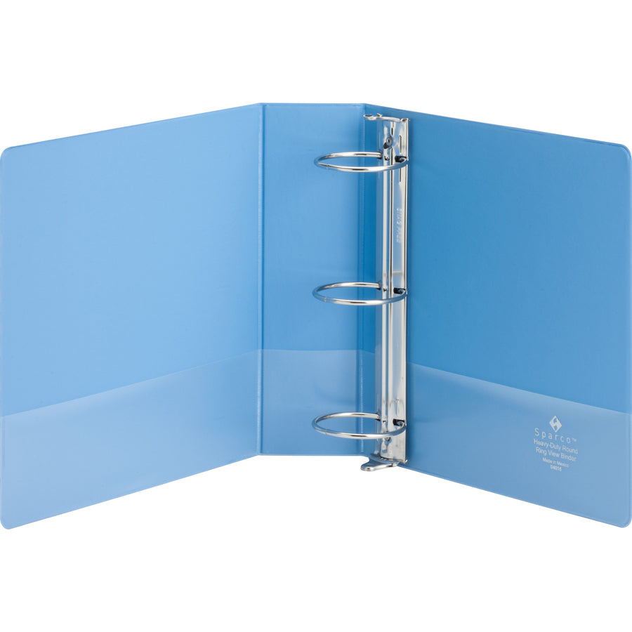 BINDER VIEW R-RING 3",LT.BLUE