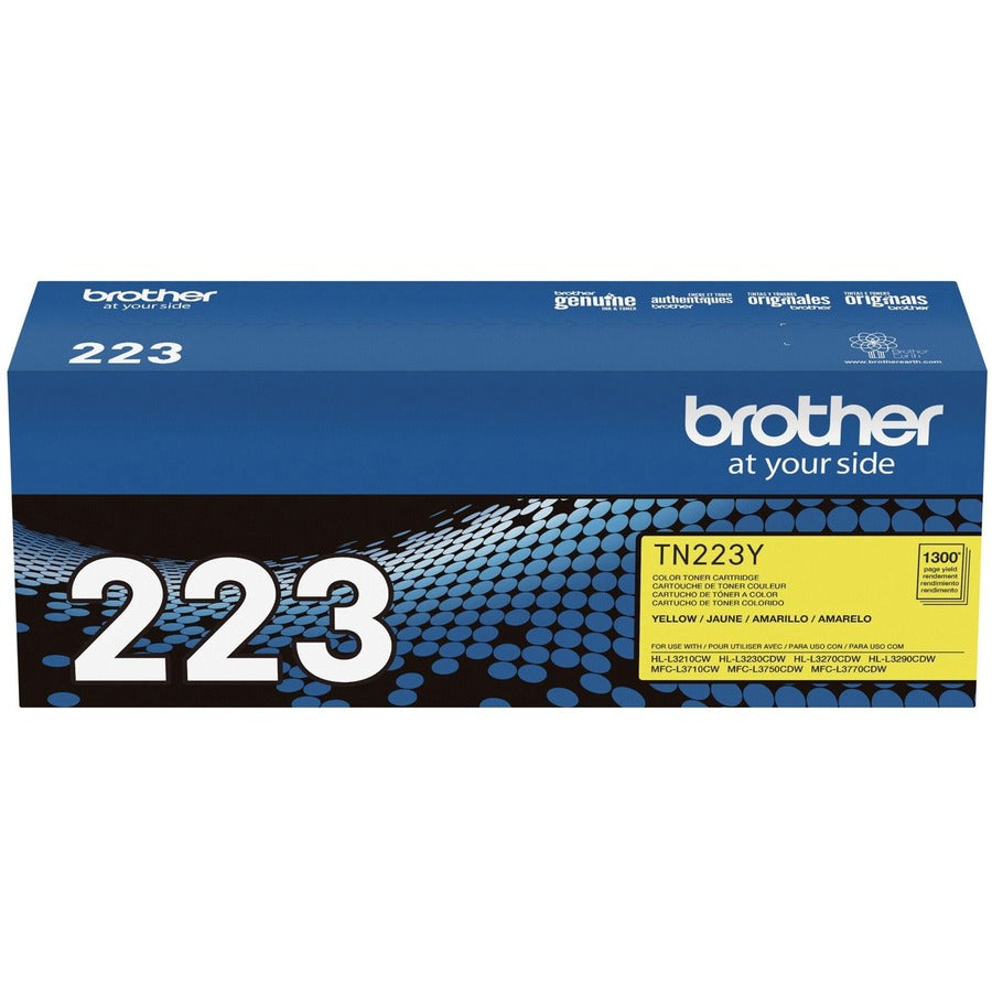 Brother TN-223Y Original Toner Cartridge - Yellow - TN223Y