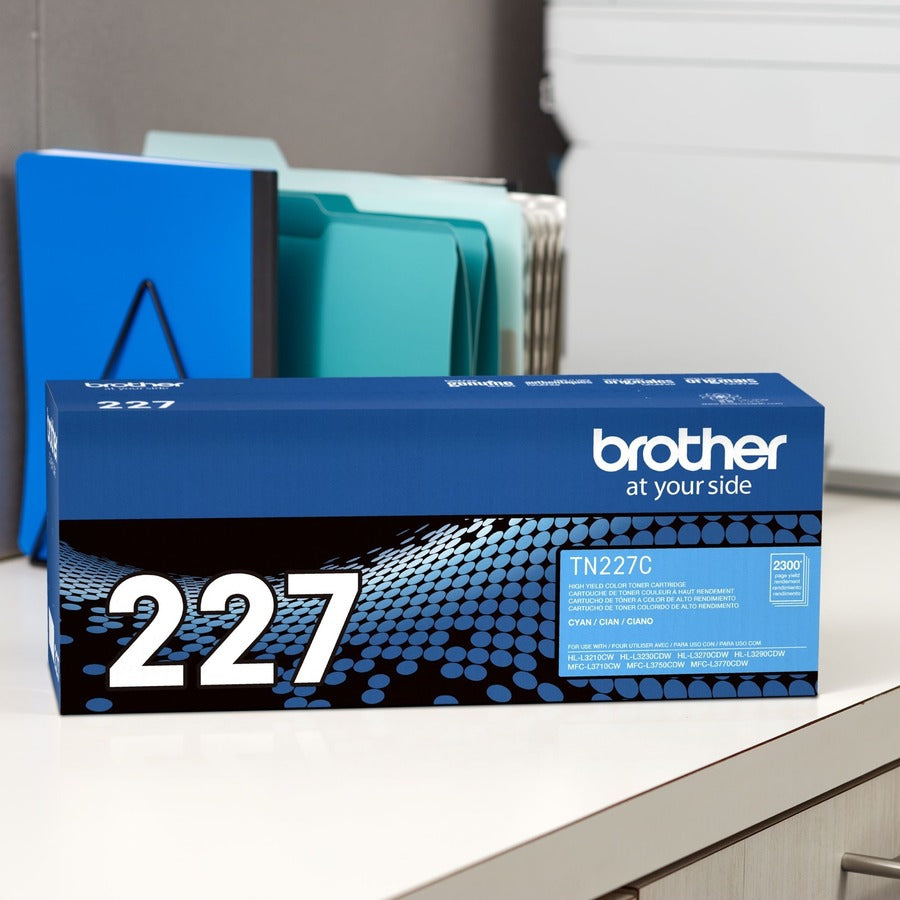 Brother TN-227C Original Toner Cartridge - Cyan - TN227C