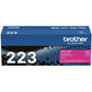 Brother TN-223M Original Toner Cartridge - Magenta - TN223M