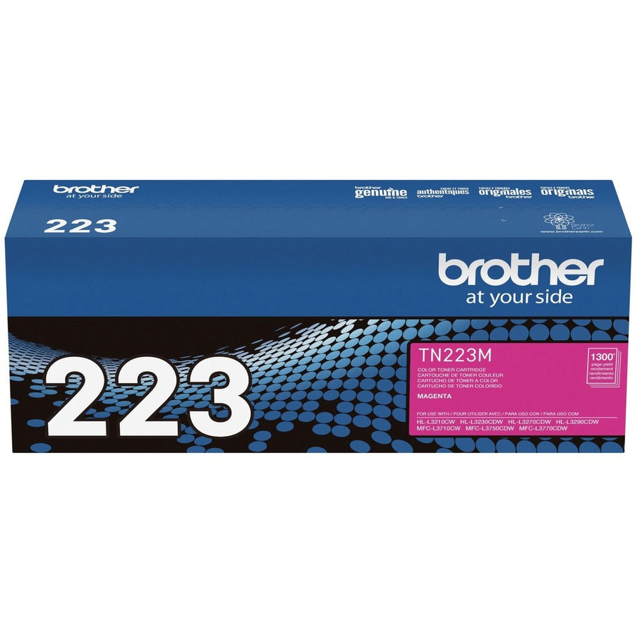 Brother TN-223M Original Toner Cartridge - Magenta - TN223M