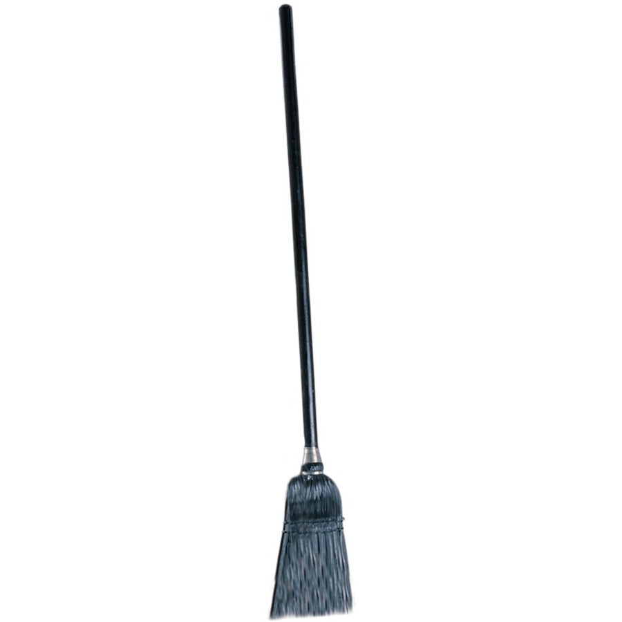 Rubbermaid Commercial Executive Series Lobby Broom, Wood Handle, Black