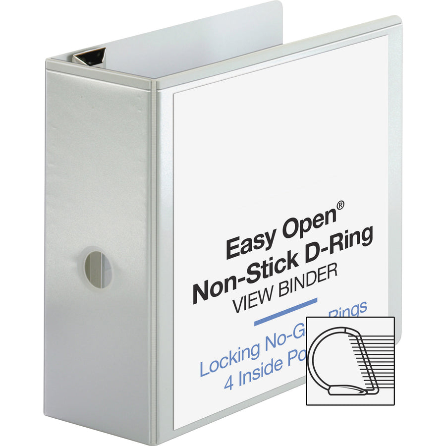 Business Source Locking D-Ring View Binder - 26965